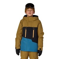 Boys Geo Insulated Jacket - Bronze Colorblock