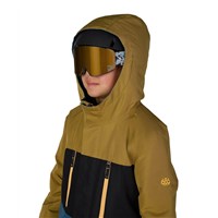 Boys Geo Insulated Jacket - Bronze Colorblock