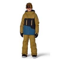 Boys Geo Insulated Jacket - Bronze Colorblock