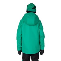Boys Geo Insulated Jacket - Deep Green Colorblock
