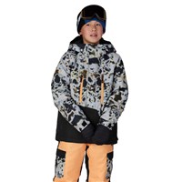 Boys Geo Insulated Jacket - Grey Tundra Colorblock