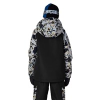 Boys Geo Insulated Jacket - Grey Tundra Colorblock
