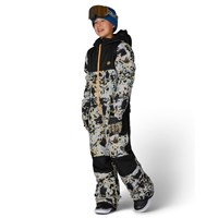 Boy's Shazam Insulated One-Piece - Grey Tundra Colorblock