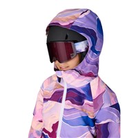 Girls Athena Insulated Jacket - Alpenglow Blue Sedimentary