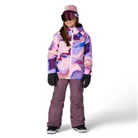 Girls Athena Insulated Jacket - Alpenglow Blue Sedimentary