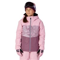 Girls Athena Insulated Jacket - Smokey Lilac Colorblock