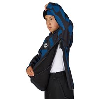 Youth Waterproof Hoody - Blue Ash Shapes