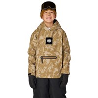 Youth Waterproof Hoody - Bronze Scratch Camo