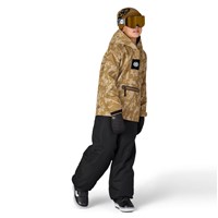 Youth Waterproof Hoody - Bronze Scratch Camo