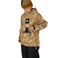 Youth Waterproof Hoody - Bronze Scratch Camo