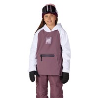 Youth Waterproof Hoody - White Colorblock