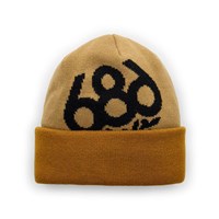 Youth Wreath Fleece Lined Beanie - Khaki