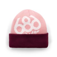 Youth Wreath Fleece Lined Beanie - Smokey Lilac