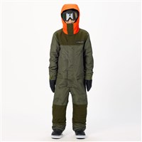 Youth Freedom Suit - Olive Grid / Orange