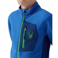 Boy's Bandit Full Zip Fleece Jacket - Bold Blue