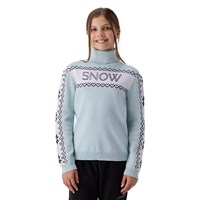 Girl's Flurry Ski Sweater - Cloudy Blue