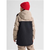 Kids' Burton Frostner 2L Anorak Jacket - Summit Taupe / True Black