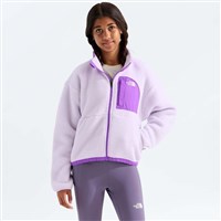 Girls' Yumiori Off Peak Full Zip Jacket - Ice Lilac / Elevation Purple