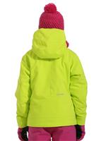 Girls Electric Jacket (Sharp Lime) - Back View