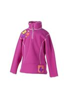 F11 Girls Gigi Fleece Top (Strawberry) - Studio Shot