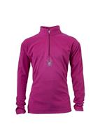F11 Girls Chloe Fleece T-Neck (Fuchsia) - Studio View