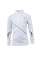 Girls Flicker Fleece T-Neck (White) - Studio View