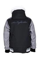 Girls Mannual Charlotte Insulated Jacket (Black) - Closeout - Back View