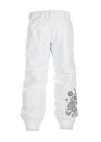 Girls Mannual Mia Insulated Pant (White) - Closeout - Back View