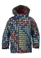 Girls Mistique Jacket (True Black Multi Dot Print) - Closeout - Studio Shot