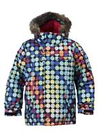 Girls Mistique Jacket (True Black Multi Dot Print) - Closeout - Studio Shot