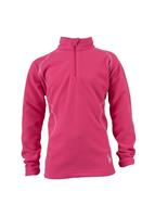 F11 Girls Speed Fleece T-Neck (Hot Pink) - Studio View