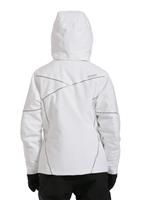Girls Project Jacket (White Matrix Deboss) - Back View