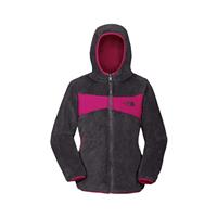 F11 Girls Reversible Perseus Jacket (TNF Black) - Graphite Grey / Fusion Pink