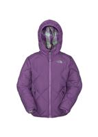 F11 Girls Reversible Down Moondoggy Jacket (Gravity Purple) - The North Face Girls Reversible Moondoggy Jacket (Gravity Purple) Studio