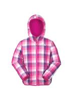 Girls Reversible Down Moondoggy Jacket (Fusion Pink) - Reverse Side