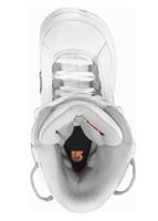 Grom Lace Boot (White / Silver) - Closeout - Top View                                                                                                                                              