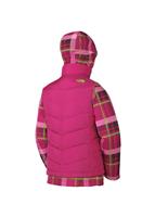 Girls Vestamatic Triclimate 3-in-1 Jacket (Fusion Pink) - Back View                                                                                                                                             