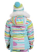 Girls Harmony Jacket (Stripecicle Print) - Back View