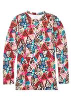 2009 Girl's Heartbreaker Crew (Butterfly Print) - Studio View