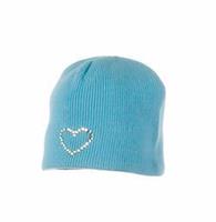 Heart Knit Hat (Breeze) - Closeout - 'Heart Knit Hat (Breeze) - Closeout