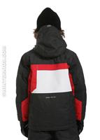 Boys Hixcy Jacket (Black Denim) - Back View