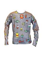 F12 Youth Pepper Skins Print Crewneck (Bots/Charcoal) - Youth Pepper Skins Print Crewneck (Bots/Charcoal)
