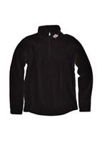 Youth Microfleece Zip-T (Black) - Youth Microfleece Zip-T (Black)