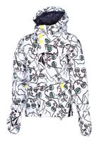 Girls Poppins Insulated Jacket (Cats Collage) - Studio Shot with Matching Gloves