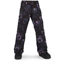 Girl's Silver Pine Insulated Pant - Black Floral Print - Girl's Silver Pine Insulated Pant                                                                                                                     