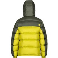 Youth Guides Down Hoody - Citronelle / Beetle Green