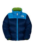 Infant Throwback Nuptse Jacket (Deep Water Blue) - Infant Throwback Nuptse Jacket (Deep Water Blue)