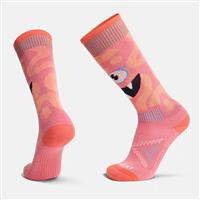 Youth Monster Party Lt Snow Sock - Strawberry Pink