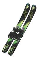 Kids Plastic Skis without Poles (Green/Black) - Kids Plastic Skis without Poles (Green/Black)