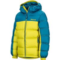 Youth Guides Down Hoody - Citronelle / Moroccan Blue